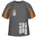 Outlaw Half. Black Technical T-Shirt